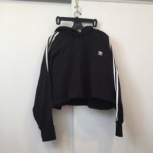Adidas Original Crop Hoodie, XL (new with tags)